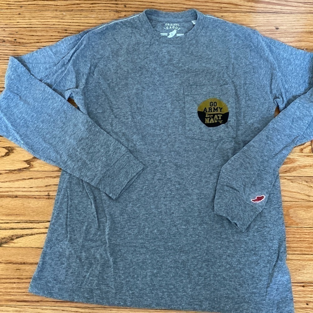 nwot league original size small go army beat navy long sleeve shirt